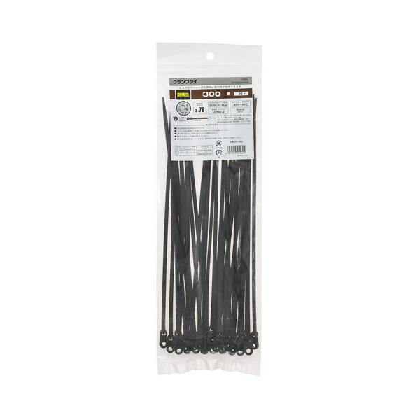 OHM �I�[���d�@�@�N�����v�^�C �ό� 300mm 30�{�� ���@LT-C300W30BK�@�����o���h  �����x���g