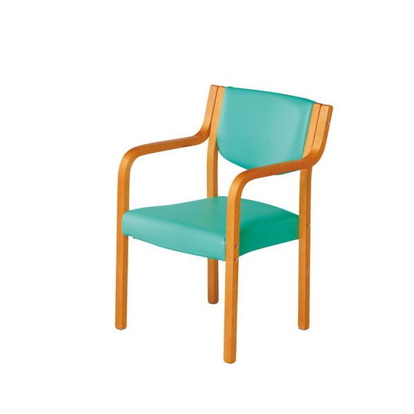 ●座はウェービングテープを使用しており、クッション性に優れています。●幅51cmのコンパクト設計です。●ホルムアルデヒドの放散量を少ない材料を使用しています。●色（フレーム／座面）：ナチュラル/グリーン●材質：フレーム／成型合板（ポリウレタ...