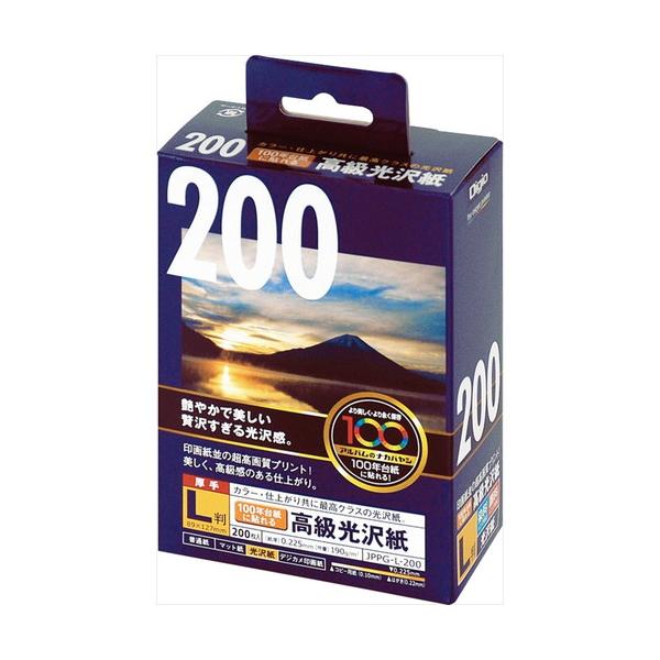 Ⓜ︎ページ ナカバヤシ 100年台紙に貼れる光沢紙L／200 JPPG-L-200