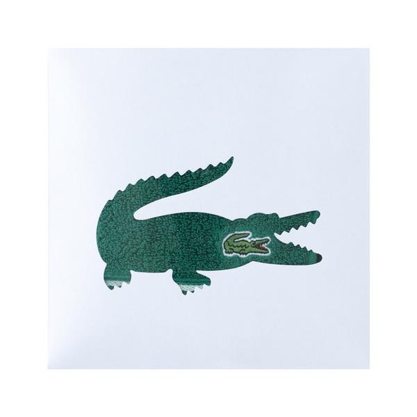 ラコステ Lナシオナル タオルハンカチ グリーン LV7098Z_Gギフト包装