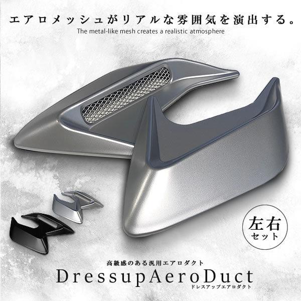 在庫特価 ドレスアップ エアロ ダクト セット 汎用 ダミー フェンダー