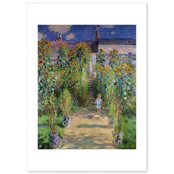 クロード モネ 絵画 ポスター 『ヴェトゥイユの画家の庭』A3