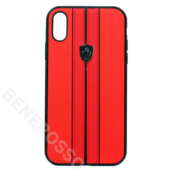 �t�F���[�� iPhone XR PU���U�[�n�[�h�P�[�X OFF TRACK LOGO ���b�h FEURHCI61REB