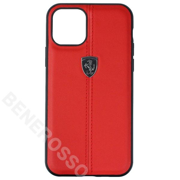 �t�F���[�� iPhone 11 VERTICAL STRIPE ���U�[�n�[�h�P�[�X ���b�h FEHDEHCN61RE