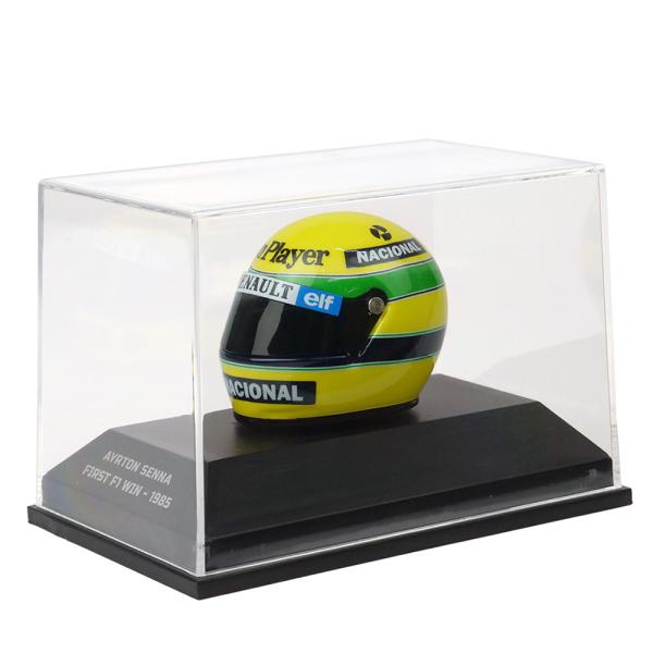 MINICHAMPS 1/8スケール ヘルメット アイルトン・セナ 1985年 F1初優勝