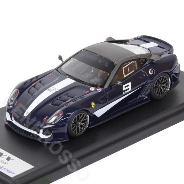 Look Smart 1/43XP[ tF[ 599XX gVersione Clientih#9 Blu Scozia / Grigio Ghisa Opaco LS368C