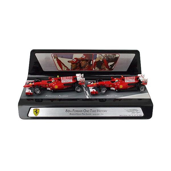 �}�e�� 1/43�X�P�[�� �t�F���[�� F10 2010 �o�[���[��GP 80th FERRARI ONE-TWO VICTORY 2��Z�b�g MT7423V