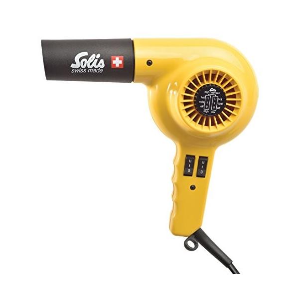 ソリスプロフェッショナル仕様ドライヤー イオンテクノロジー ヘアブローに最適 ソリス315イオンテクノロジー イエロー お洒落