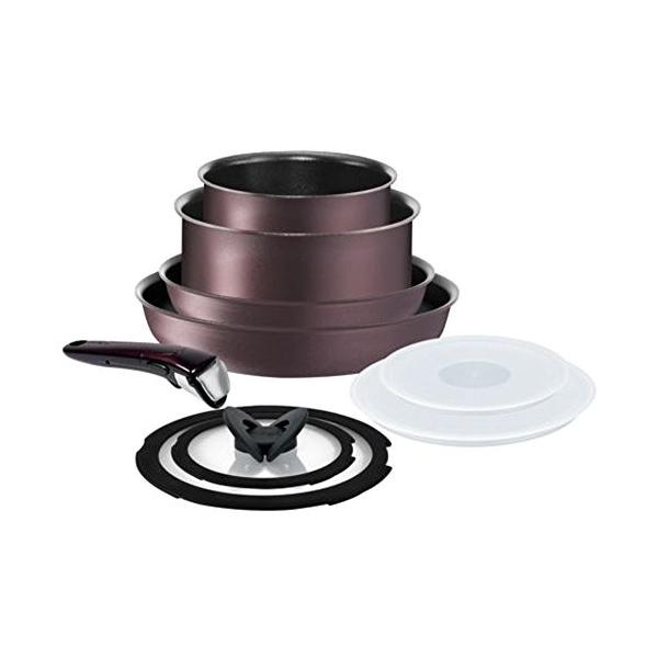 ティファール 今ダケ送料無料 T Fal フライパンセット インジニオ ネオ Ihブルゴーニュ チタンエクセレンス L6669 エクセレンス セット9 Ih対応