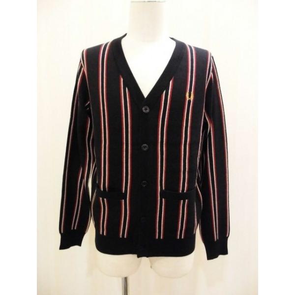 Fred Perry Vネックカーディガン ネイビー FRED PERRY ネイビー Vネックカーディガン Mサイズ（多分