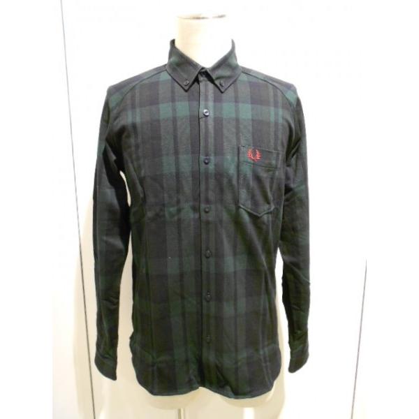 FRED PERRY （フレッドペリー） Jaquard Button Down Shirt(F4223/01