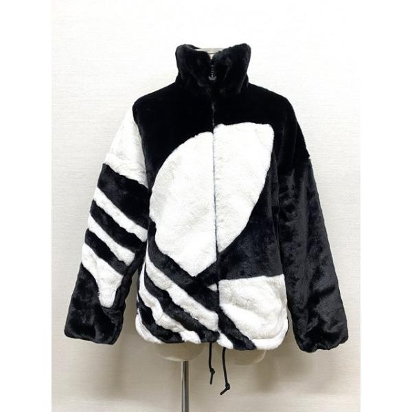 adidas Originals ファートラックジャケット （ブラック/オフホワイト