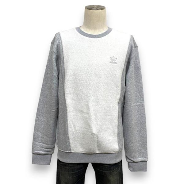 adidas Originals ESS+RVS クルーネックスウェットシャツ （グレー