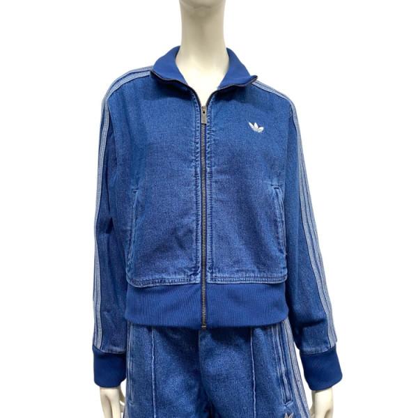 adidas Originals レディース アディカラー デニム トラックトップ