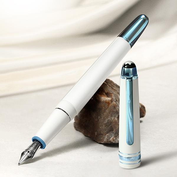 モンブラン 万年筆 145 グレイシャー ホワイト 129398 詳細ページ | 万年筆 ボールペンなど高級筆記具の販売・買取