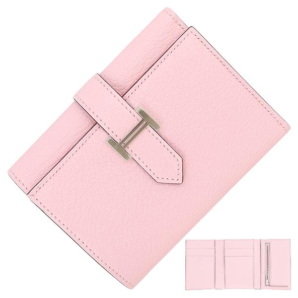 Bearn エルメス 財布 ベアン コンビネ シェーブル ローズサクラ Bearn エルメス 財布 ベアン コンビネ シェーブル ローズサクラ