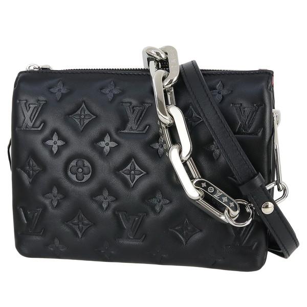 ルイヴィトン LOUIS VUITTON ショルダーバッグ クッサン BB モノグラム エンボス M23078 ラムレザー ブラック ハンドバッグ レディース 2WAY 新品 1193 LOUIS VUITTON（ルイ・ヴィトン） ショルダーバッグ クッサン BB
