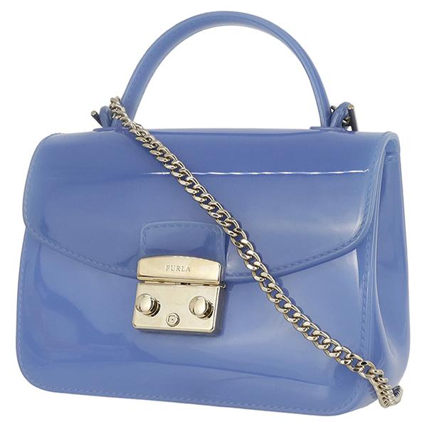 FURLA フルラ ショルダーバッグ メトロポリスミニ ブルー 155619 