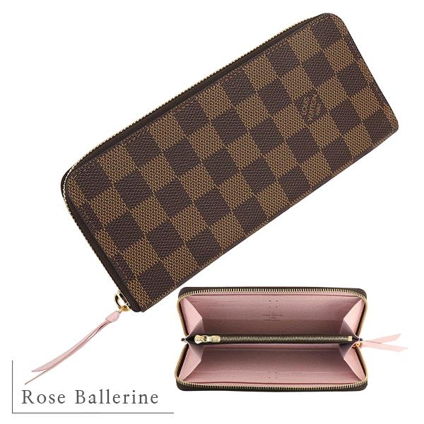 クレマンス ルイヴィトン 長財布 ポルトフォイユクレマンス ダミエ