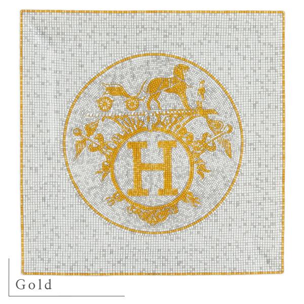 HERMES モザイク24 ゴールド　プチカレNO.2 スクエア　プレート HERMES（エルメス） プレート プチカレ No5 モザイク 24 ゴールド
