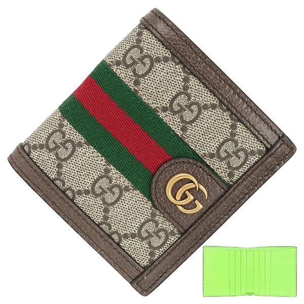 GG グッチ 財布 二つ折り 二つ折りウォレット オフディア GGスプリーム