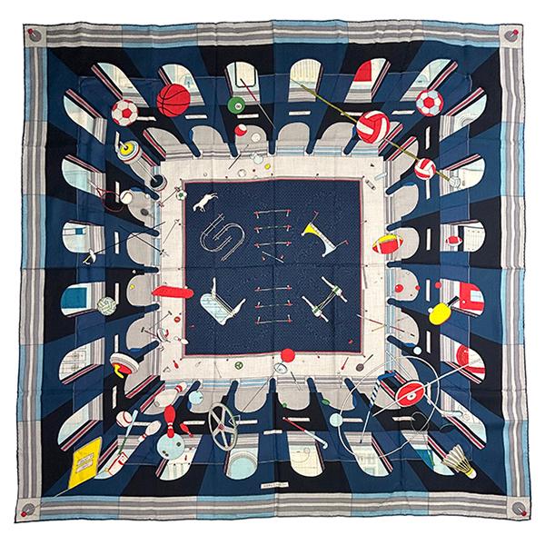 HERMES（エルメス） カレH 140 シックルスポール ショール スカーフ