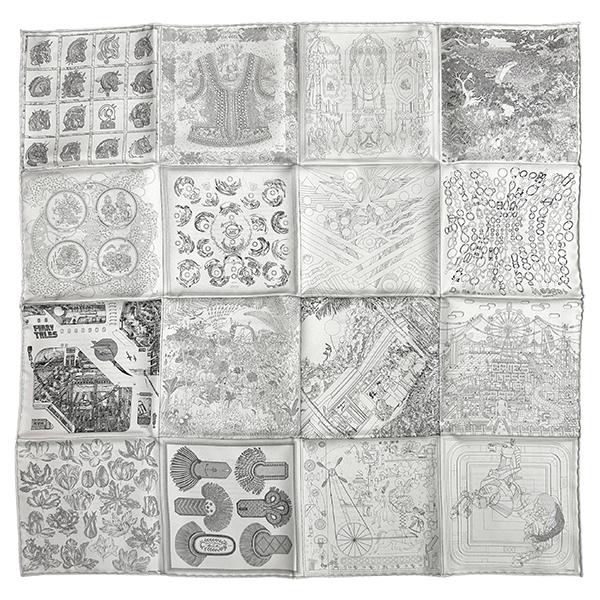 HERMES（エルメス） カレ 60 ダブルフェイス ロボカバール スカーフ