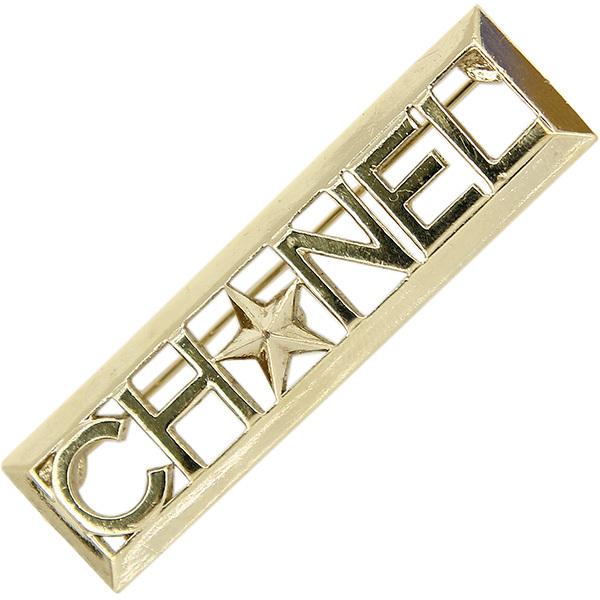 超目玉特価品 シャネル CHANEL ブローチ CCマーク スクエア メタル ゴールド ファッション