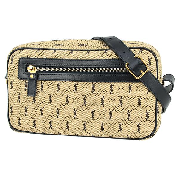 SAINT LAURENT サンローラン ショルダーバッグ モノグラム ベージュ  