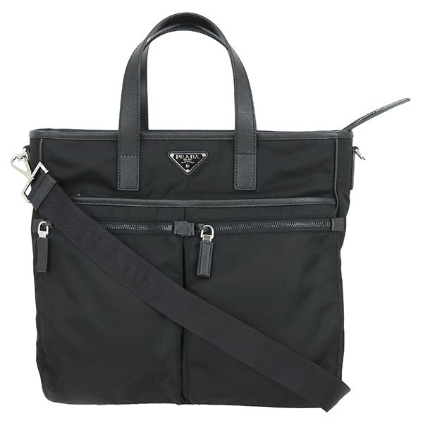 PRADA（プラダ） トートバッグ 2VG860 Re-Nylon サフィアーノレザー