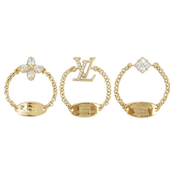 ひろ様 ルイヴィトン セット リング　レディ M1604S ゴールド　送料無料 LOUIS VUITTON（ルイ・ヴィトン） セットリング レディLV M1604S
