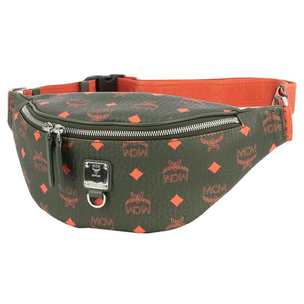 MCM（エムシーエム） ボディバッグ ヴィセトス レザー カーキ h-c403