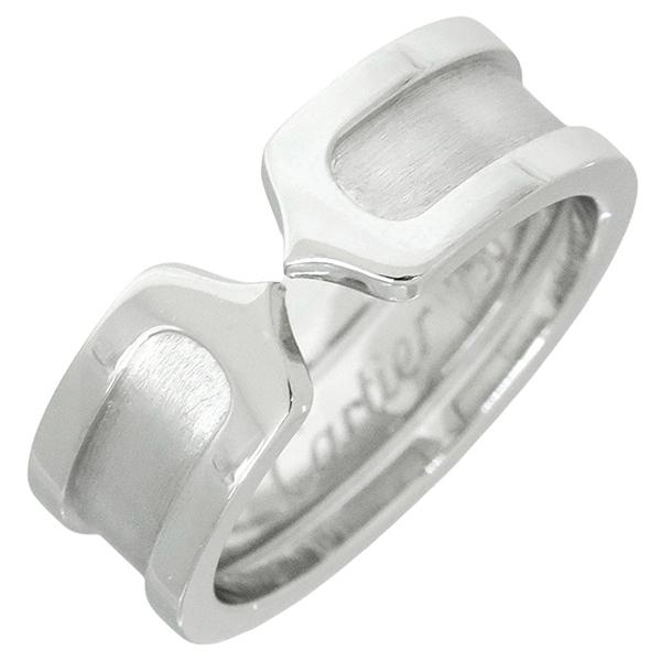 C DE CARTIER カルティエ リング 指輪 C2リング 50サイズ ホワイト