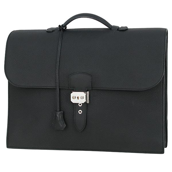 HERMES（エルメス） サックアデペッシュ 38 トゴ ブラック h-e398