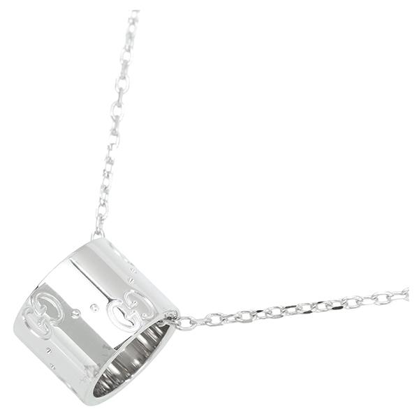 グッチ　ネックレス　シルバー　Gリングモチーフ 楽天市場】【5%OFFクーポン】 グッチ ネックレス カットアウトGリング