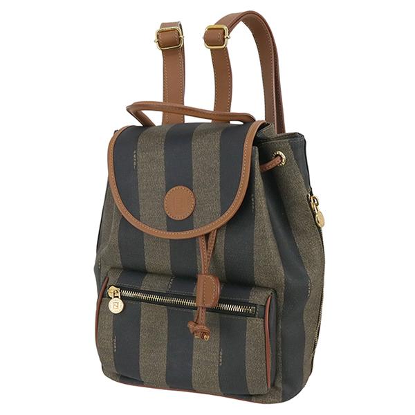 FENDI（フェンディ） バックパック リュックサック ペカン ストライプ