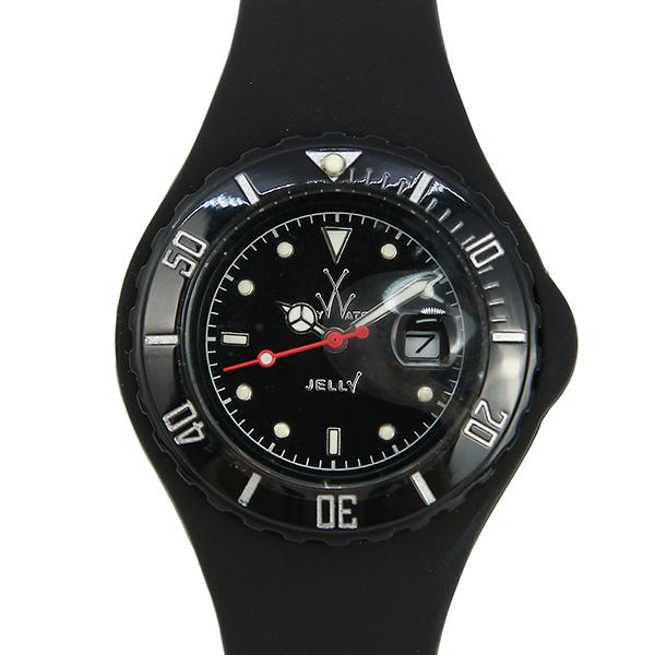 TOYWATCH（トイウォッチ） 腕時計 JELLY ラバーベルト ブラック h-p263 