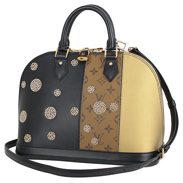 ルイヴィトン LOUIS VUITTON ハンドバッグ ショルダーバッグ レディース M43407 アルマ PM モノグラムリバース スタッズ  m42097