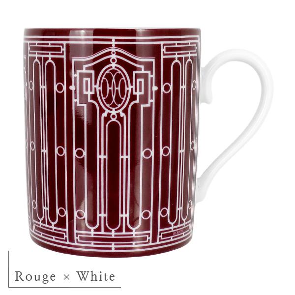 HERMES（エルメス） マグカップ Hデコ No2 レッド H Deco 3223