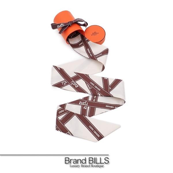 HERMES（エルメス） 美品 Twilly ツイリー リボンスカーフ 061719S