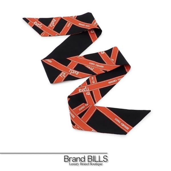 HERMES（エルメス） 美品 Twilly ツイリー リボンスカーフ 061719S