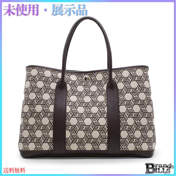 【美品】HERMES エルメス ガーデンパーティーPM トワルソーアッシュHロゴ brand-bills_n04254190he