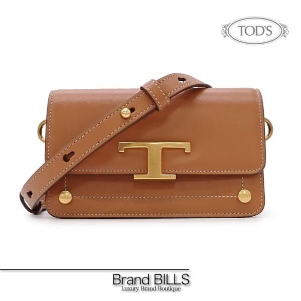 TOD'S（トッズ） 未使用品 TOD'S Tタイムレス ショルダーバッグ