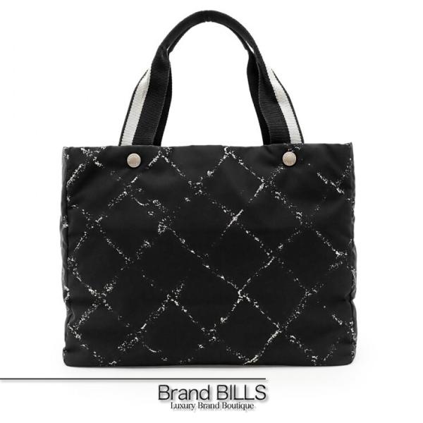 【超美品】　シャネル　旧トラベルライン　ビジネスバッグ　ハンドバッグ　ナイロン CHANEL（シャネル） 未使用品 旧トラベルライン トートMM トートバッグ