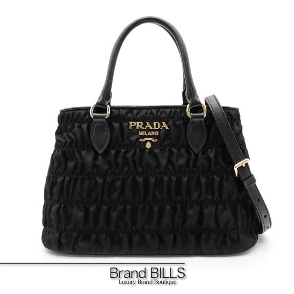 PRADA（プラダ） 未使用品 テスートギャザー 2wayバッグ ハンドバッグ