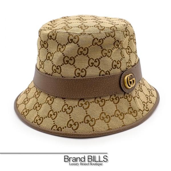GUCCI（グッチ） 未使用品 バケットハット 帽子 ダブルG 735219 GG