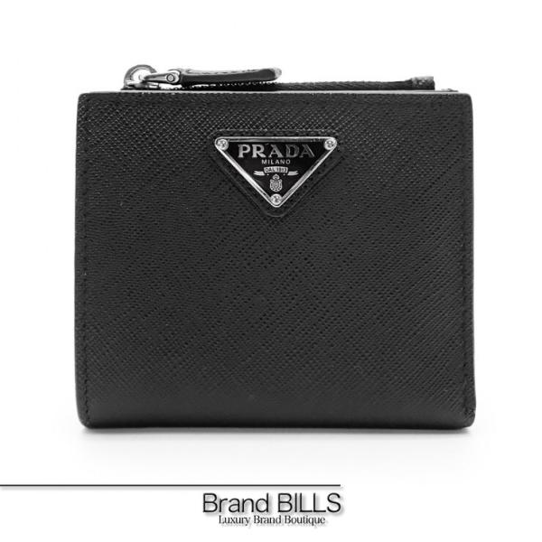新品未使用プラダ サフィアーノトライアングル二つ折り財布 2ML049 PRADA（プラダ） 未使用品 サフィアーノトライアングル 財布 折り財布