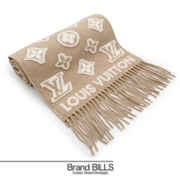 LOUIS VUITTON（ルイ・ヴィトン） 訳アリ・未使用品 マフラー・LV 3D