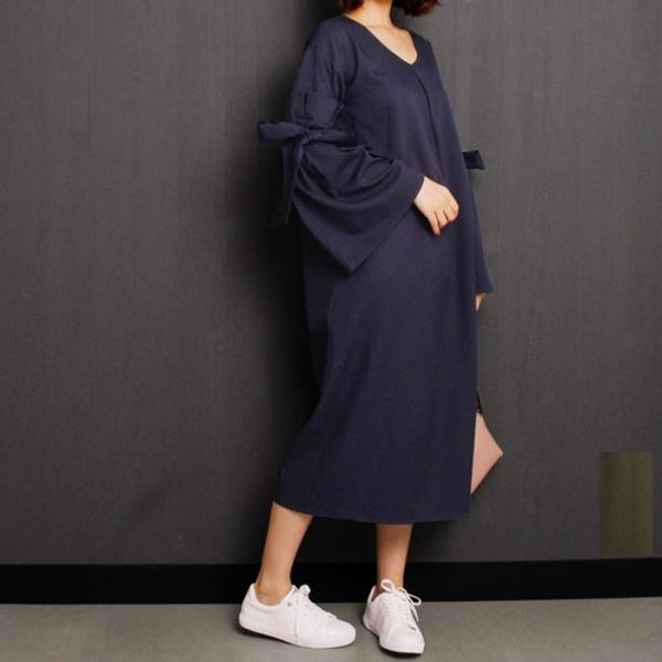 ワンピース ロング ロング丈 Martha Sneak マーサ スニーク リボン 長袖 ミモレ丈 フリル レディース L 大きいサイズ Buyee Buyee Japanese Proxy Service Buy From Japan Bot Online