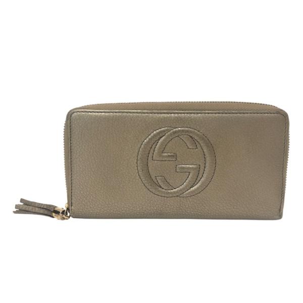 GUCCI グッチ　長財布　SOHO インターロッキング　ラウンドファスナー GUCCI（グッチ） ソーホー インターロッキング ラウンドファスナー長